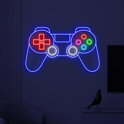 Game Console Neon Sign, Gamepad LED Light, Game Room Wall Decor, Game Controller Neon Light, Game Zone Neon Sign, Kids Room Wall Light, Gift