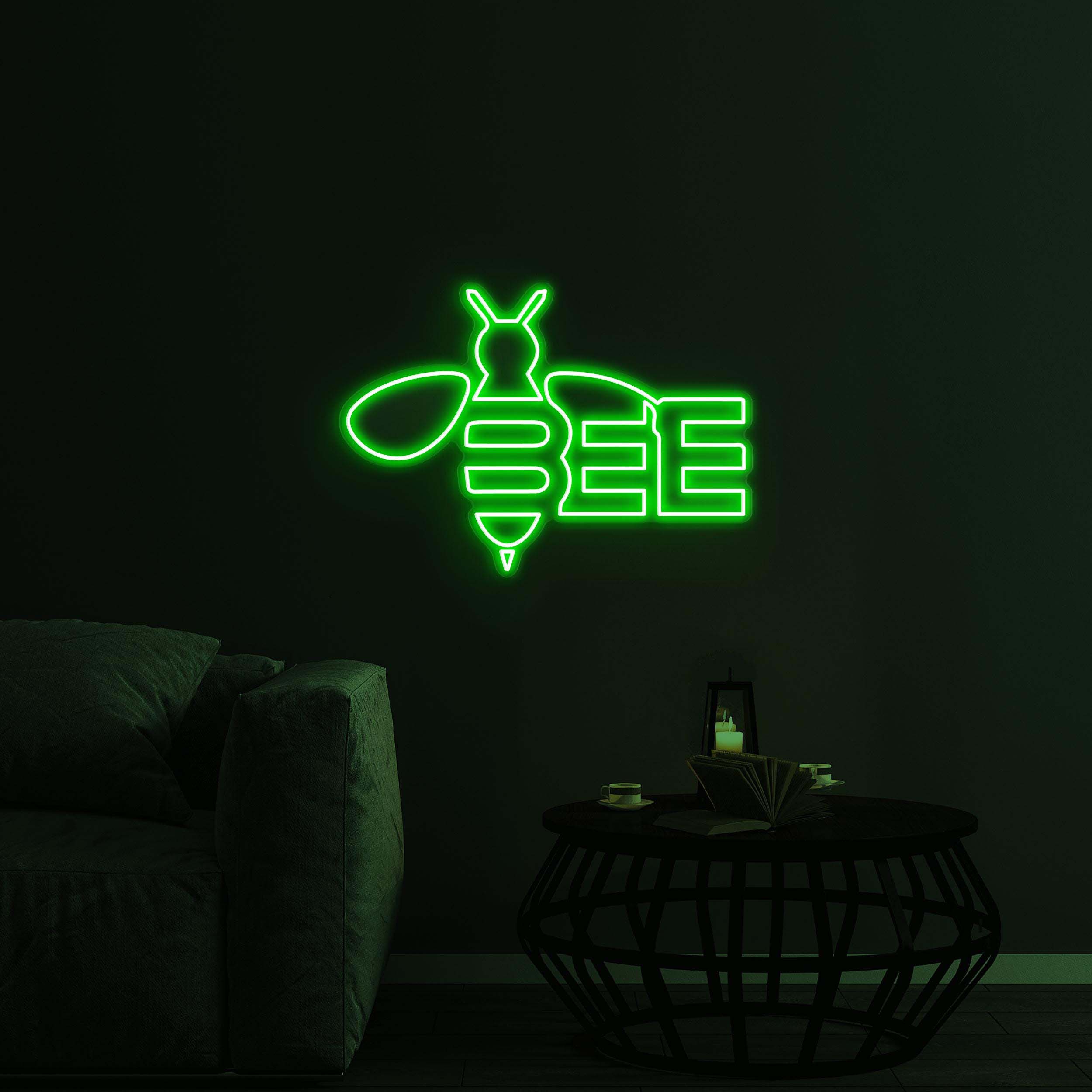 Bee Neon Sign, Bee LED Light, Honey Bee Wall Decor, Beekeeper Light Gift, Bee Ornaments, Farm Wasp Insect Animal Neon Sign, Bee Wall Art