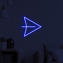 Paper Plane Neon Sign, Paper Airplane LED Light, Kids Room Wall Decor, Flying Plane Wall Art, Airport Neon Light, Home Neon Art, Custom Sign