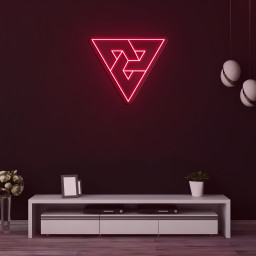 Triangles Neon Sign, Geometric LED Wall Art, Triangles Neon Light, Home & Office Decoration, Led Neon Light, Geometric Decor, Neon Sign,Gift