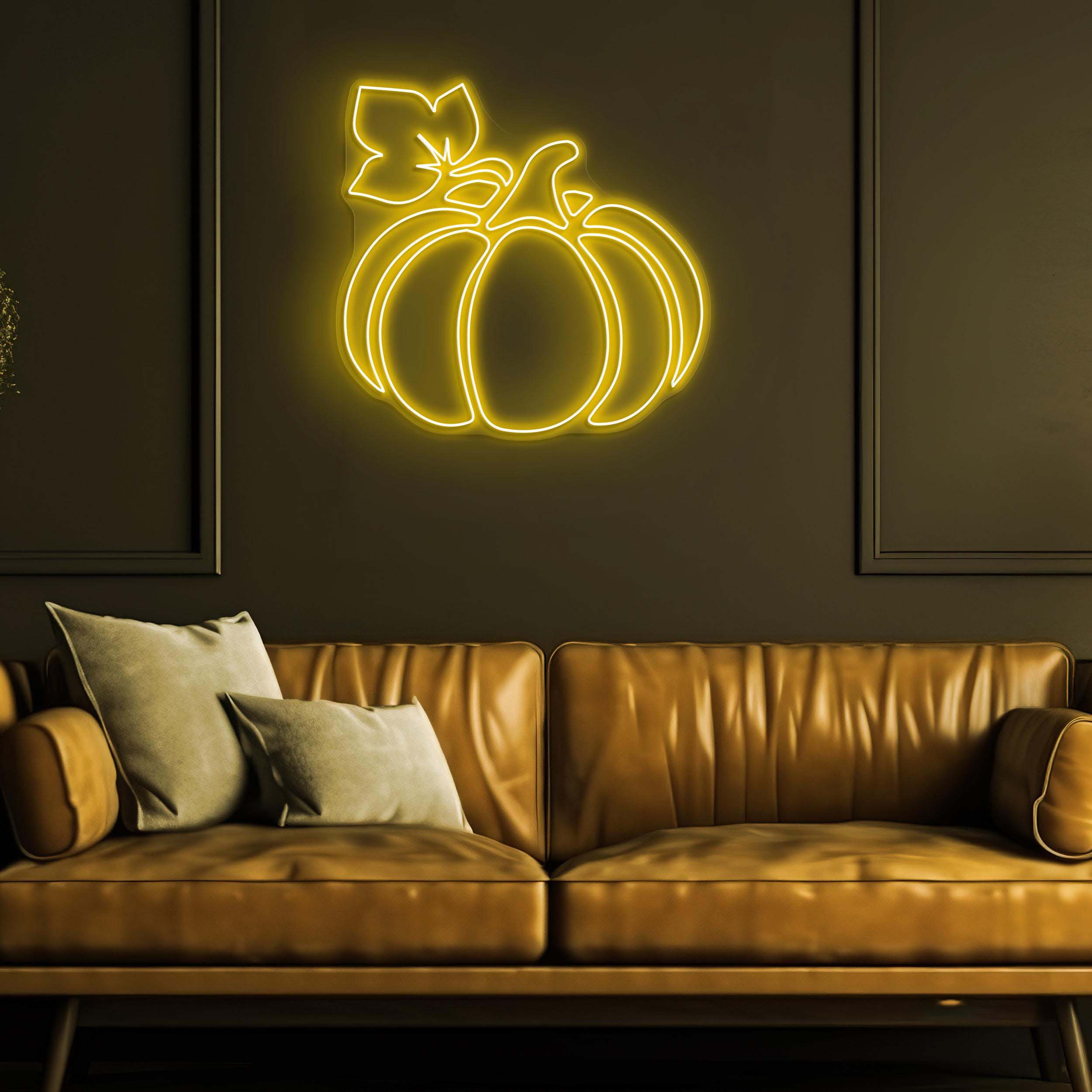 Pumpkin Neon Sign, Pumpkin LED Light, Pumpkin Fruit Wall Decor, Fruit Shop Wall Art, Custom Sign, Kitchen Neon Light, Gift for Pumpkin lover