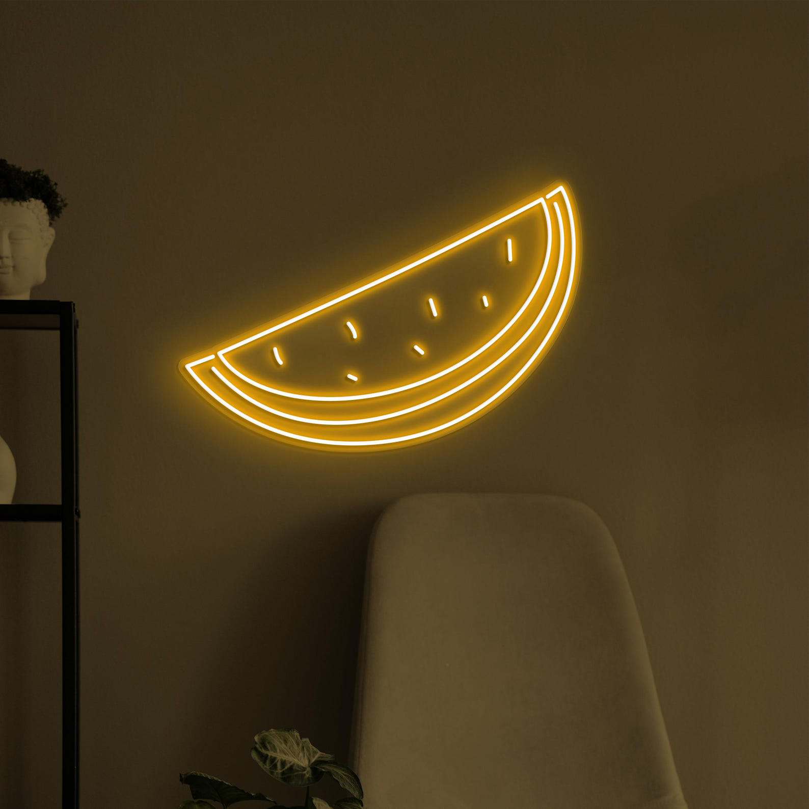 Watermelon Slice Neon Sign, Watermelon LED Light, Fruit Shop Wall Decor, Summer Fruit Wall Art, Home Neon Light, Watermelon Lover Art, Gift