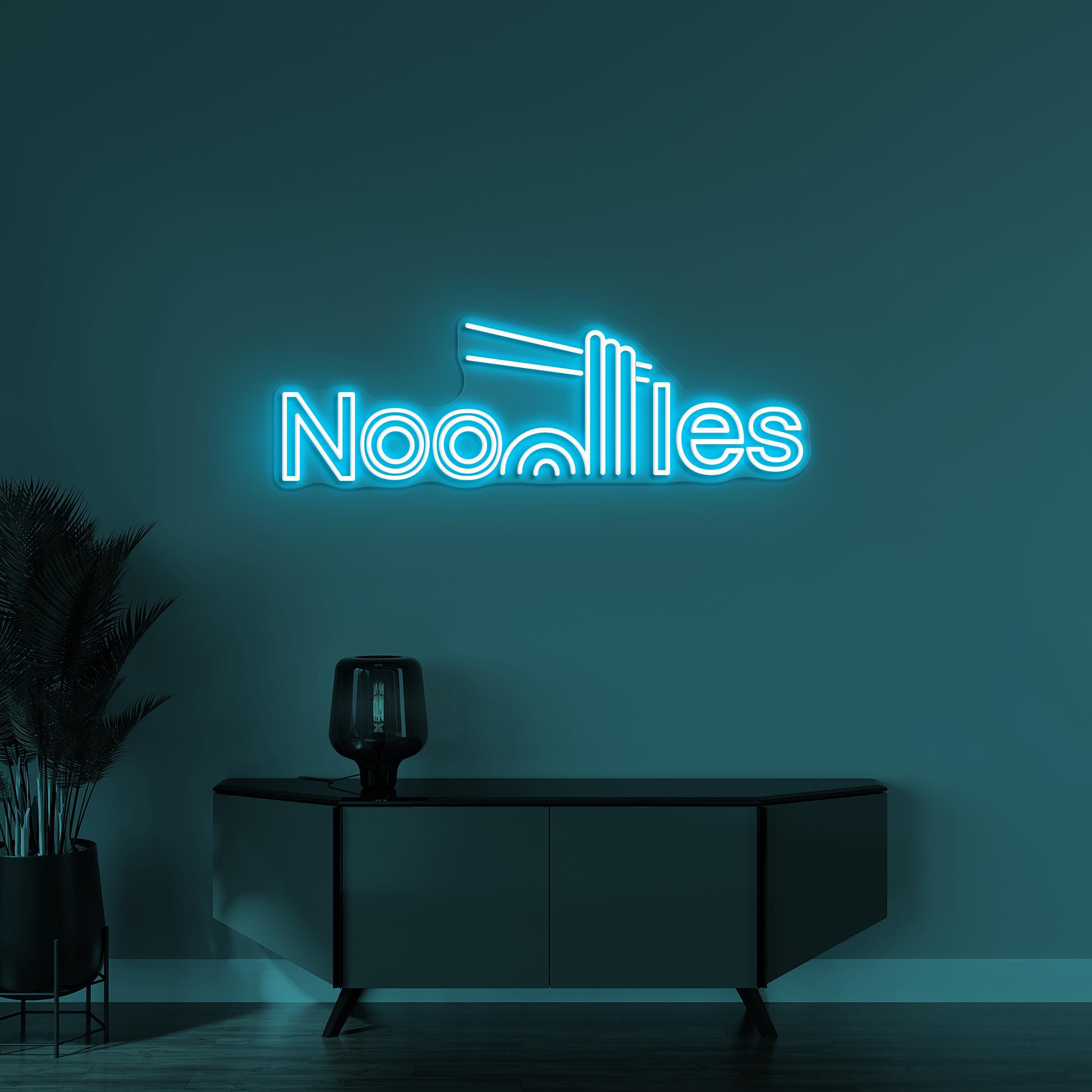Noodles Neon Sign, Noodles LED Light, Noodles Logo Wall Decor, Kitchen Wall Art, Noodle Shop Neon Light, Asian Restaurant Sign, Noodle Lover