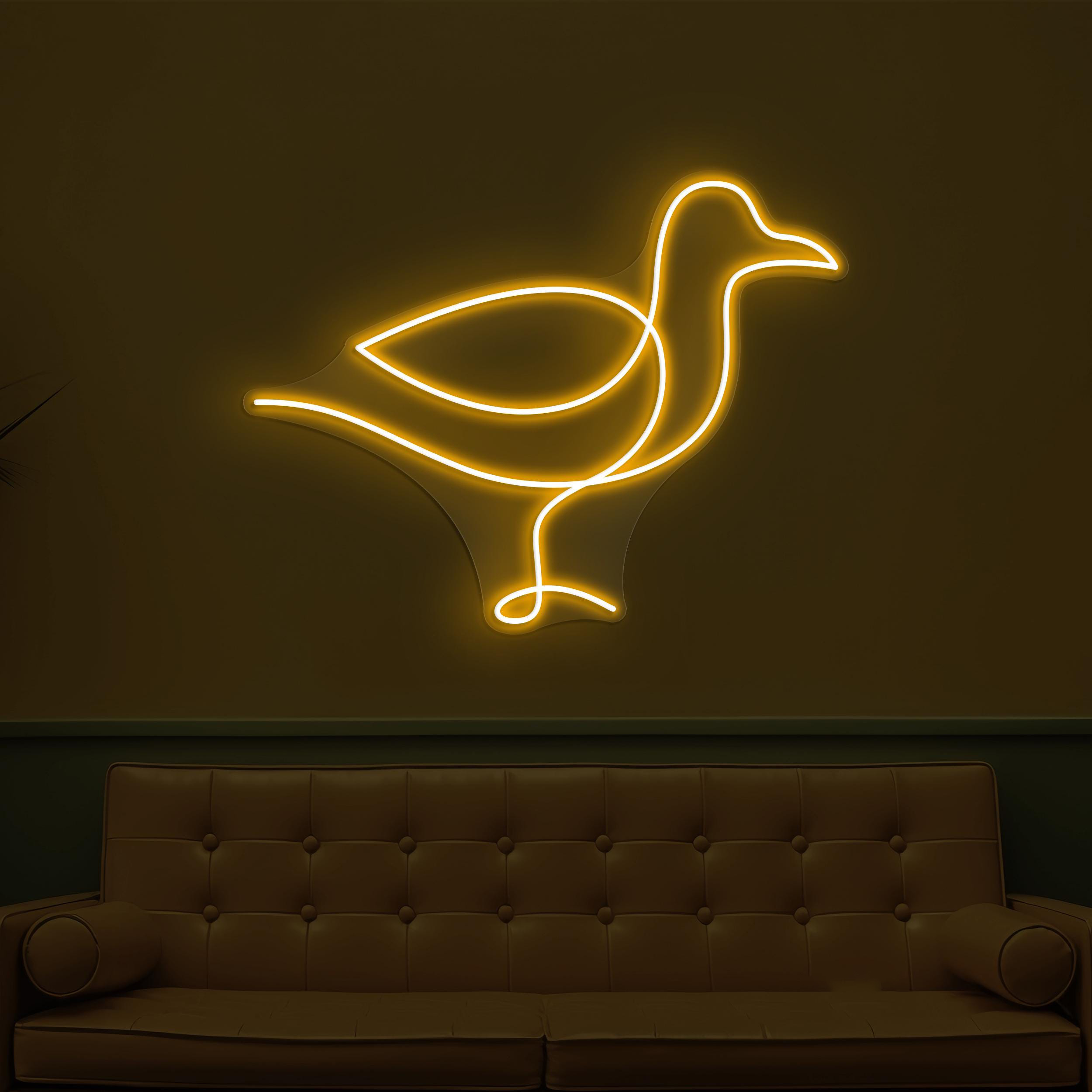 Seagull Neon Sign, Seagull LED Light, Beach Wall Decor, Home Wall Art, Kids Room Neon Light, Custom Sign, Birds Shop Decor, Birds Lover Gift