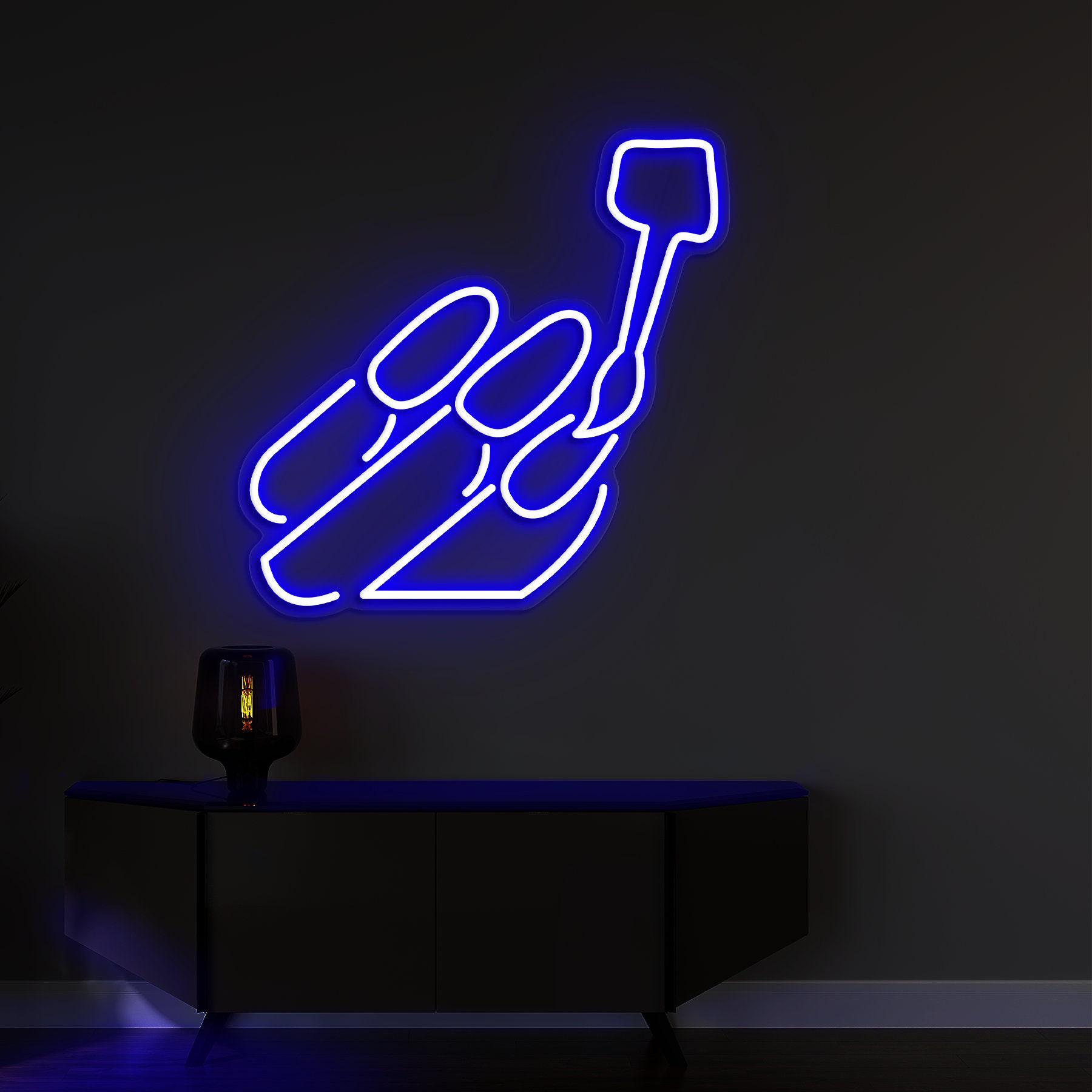 Nails Salon Neon Light, Manicure Shop Neon Sign, LED Shop Decor for Nails Beauty Salon, Led Decor for Manicure and Pedicure Spaces, Gift Art
