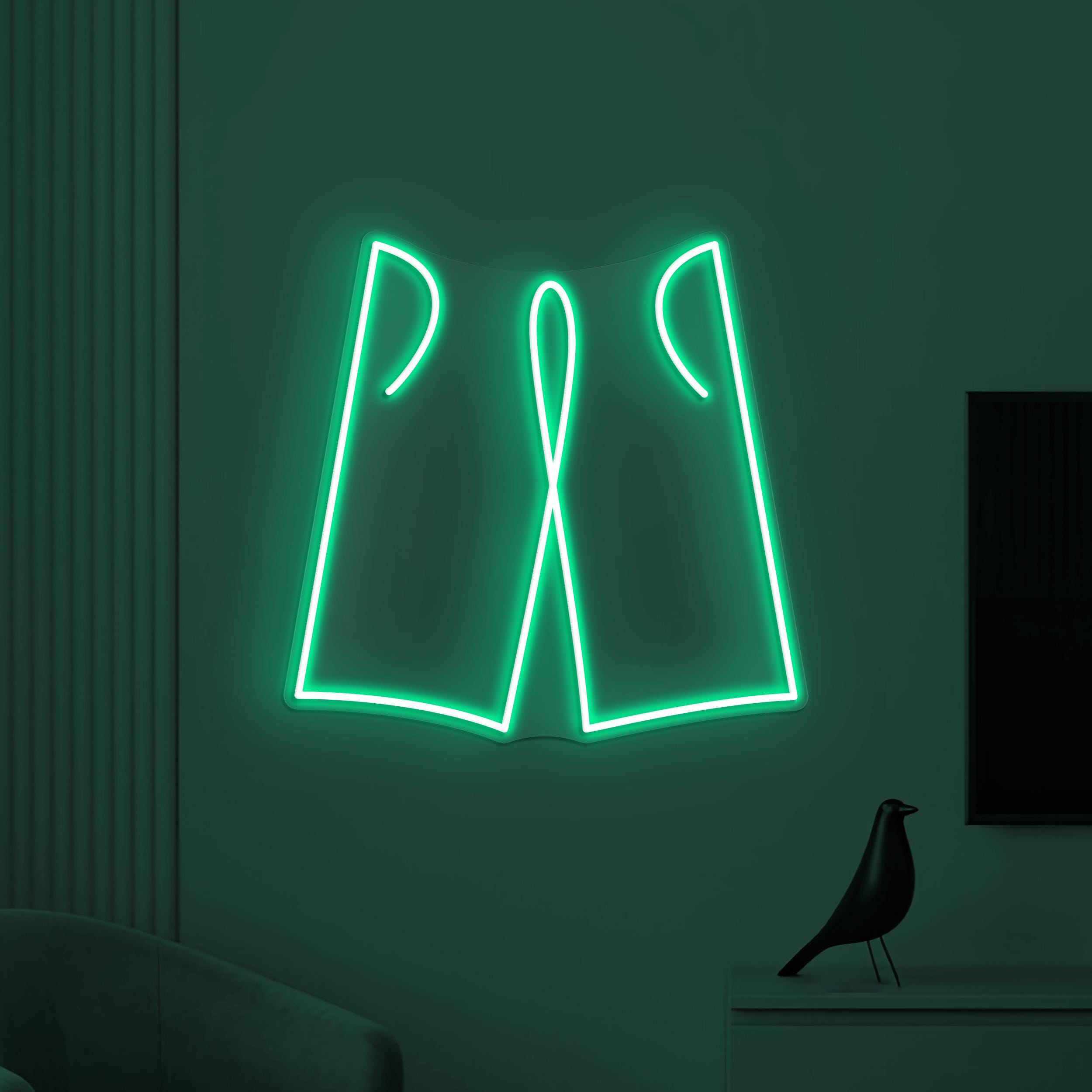 Shorts Neon Sign, Shorts LED Light, Garments Shop Wall Decor, Beach Wall Art, Brand Shop Neon Light, Custom Neon Sign, Boys Room Decor