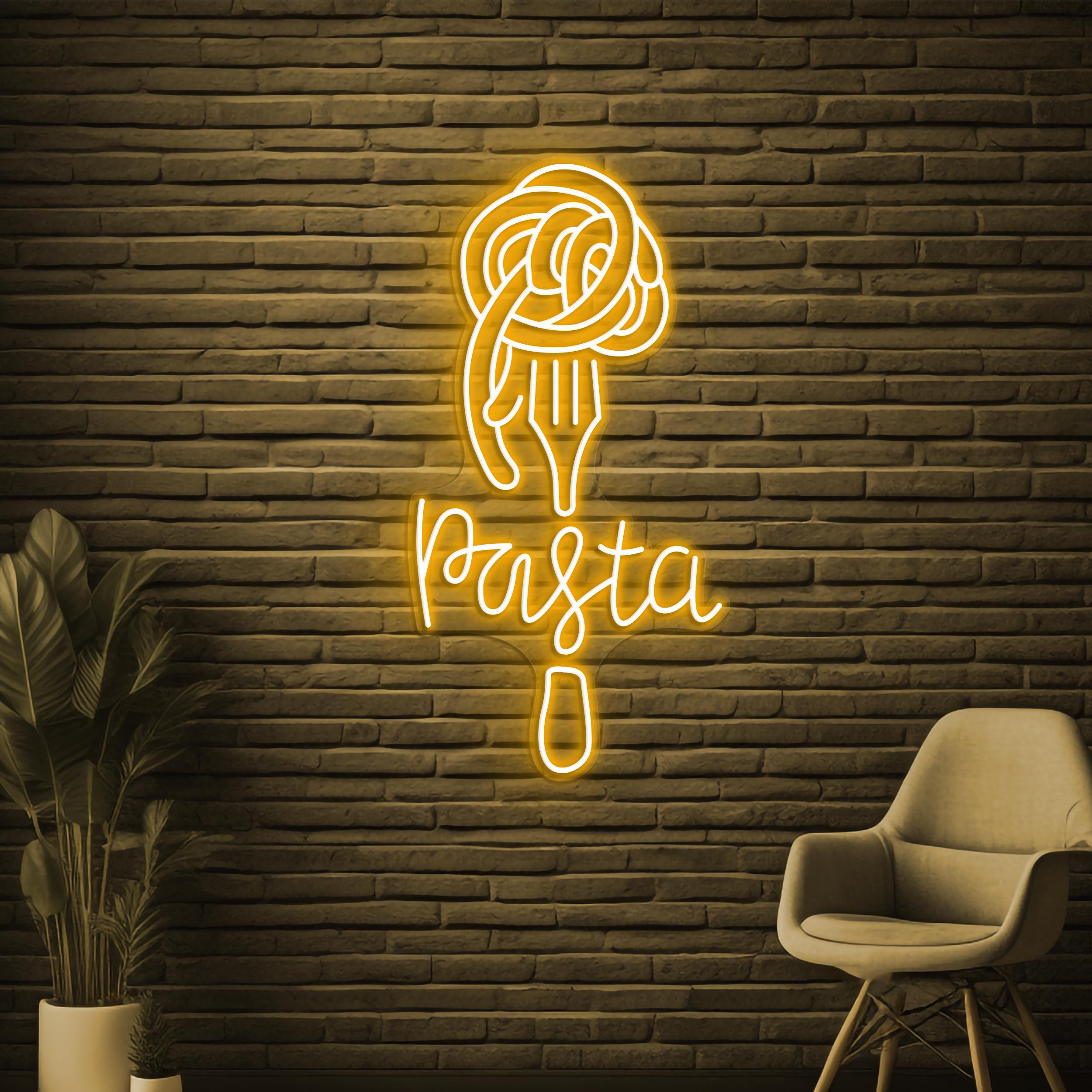 Pasta Neon Sign, Pasta LED Light, Restaurants Wall Decor, Pasta Shop Wall Art, Italian Pasta Neon Sign, Spaghetti Neon Light, Kitchen Decor
