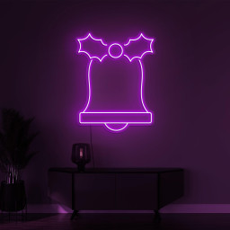 Jingle Bell Neon Sign, Jingle Bell LED Light, Christmas Bell Wall Decor, Custom Neon Sign, Home Wall Decor, Gift for New Year & Christmas
