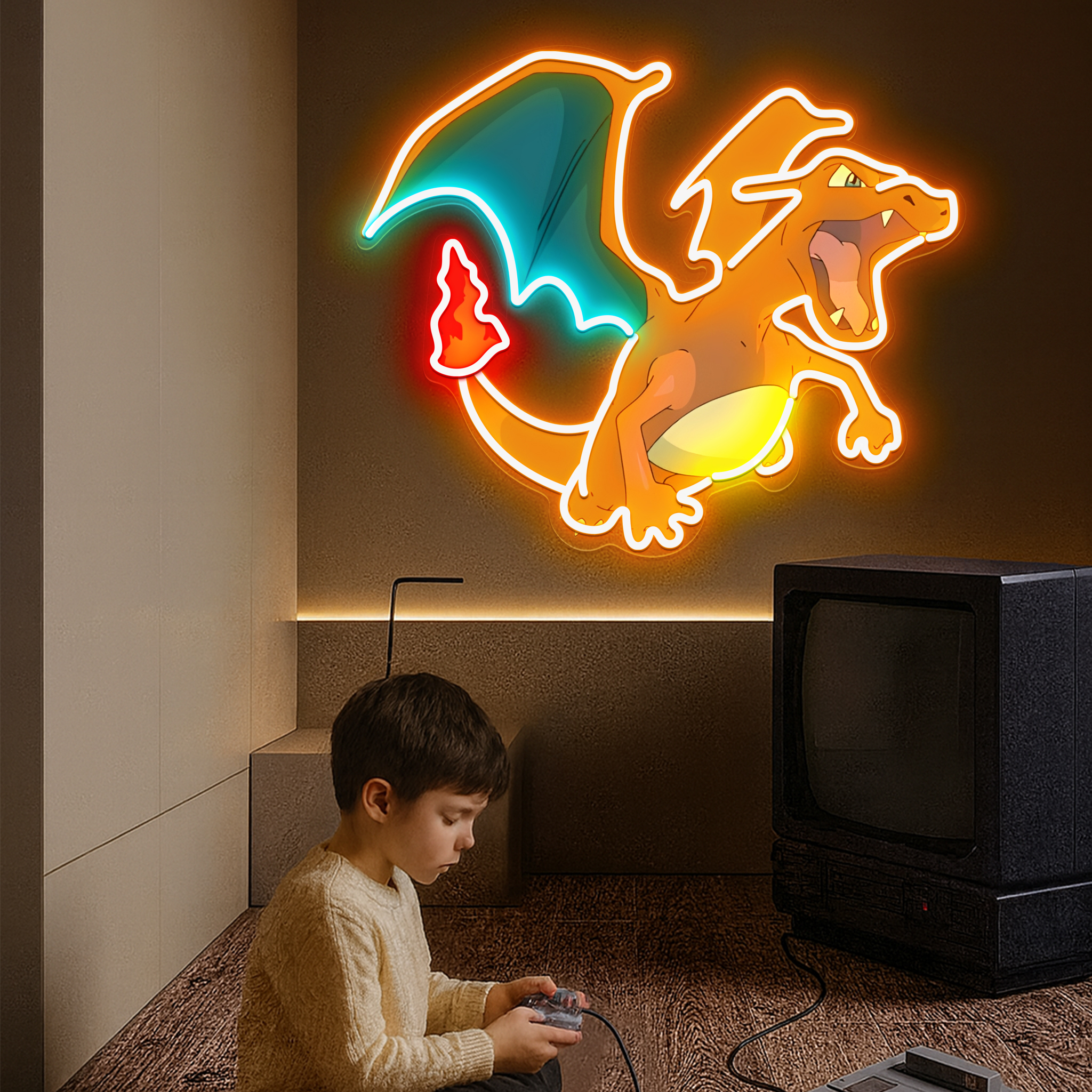 Charizard UV Sign