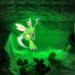 Pokemon Scyther UV Sign