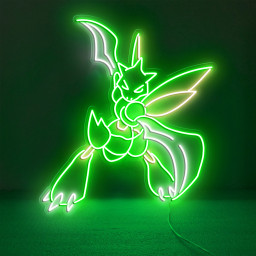 Scyther Pokemon Neon Signs
