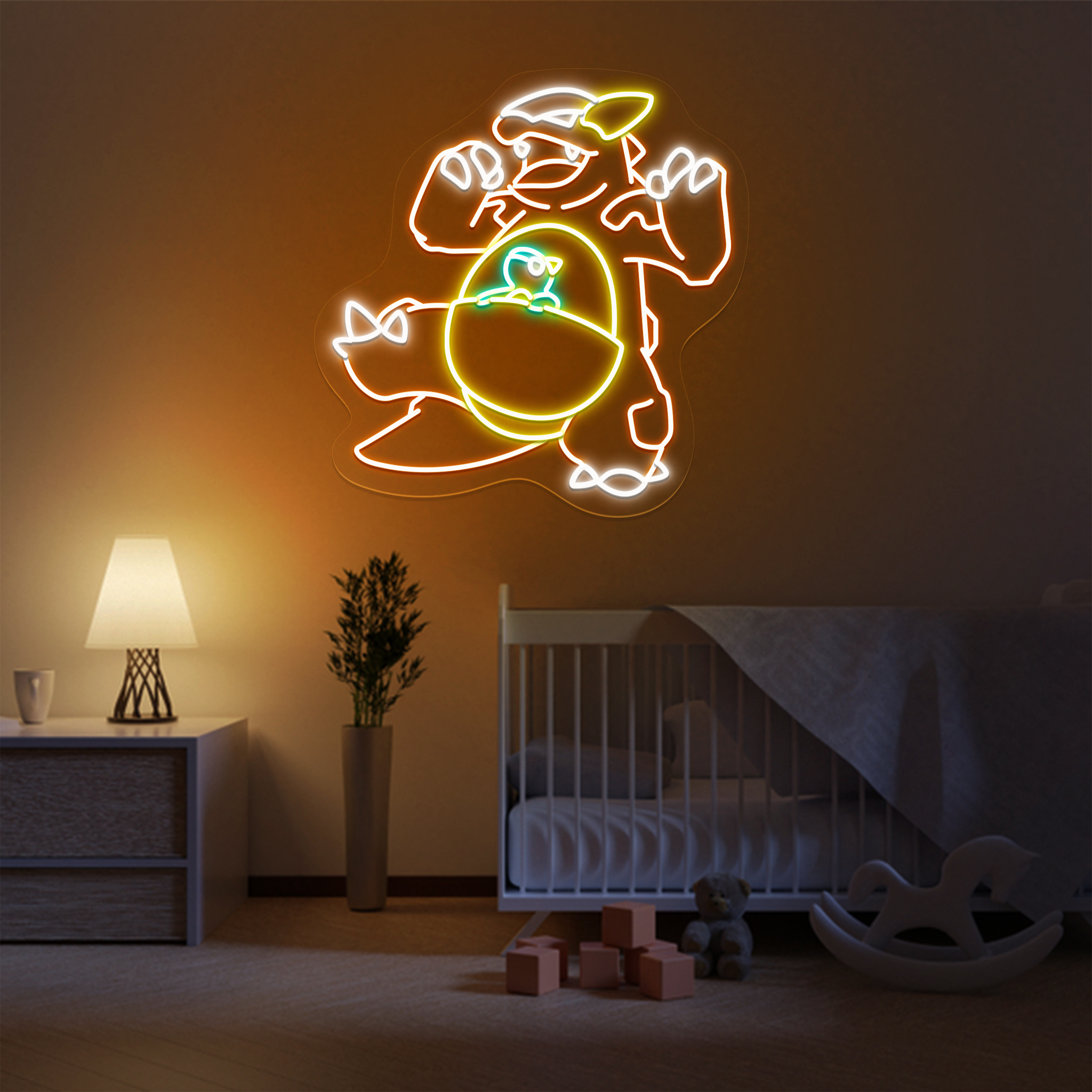 Pokemon Kangaskhan Neon Sign