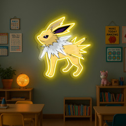 Jolteon Pokemon UV Sign