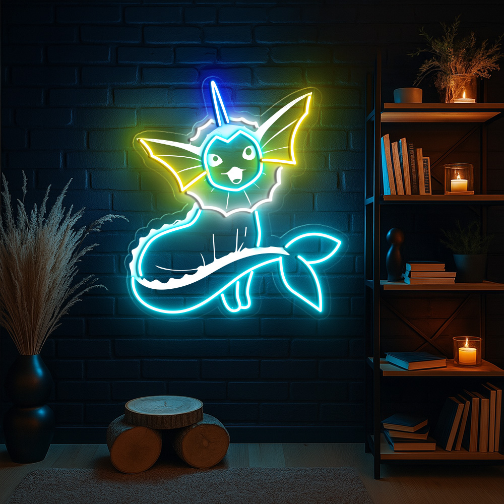 Vaporeon Pokemon Laser Signs