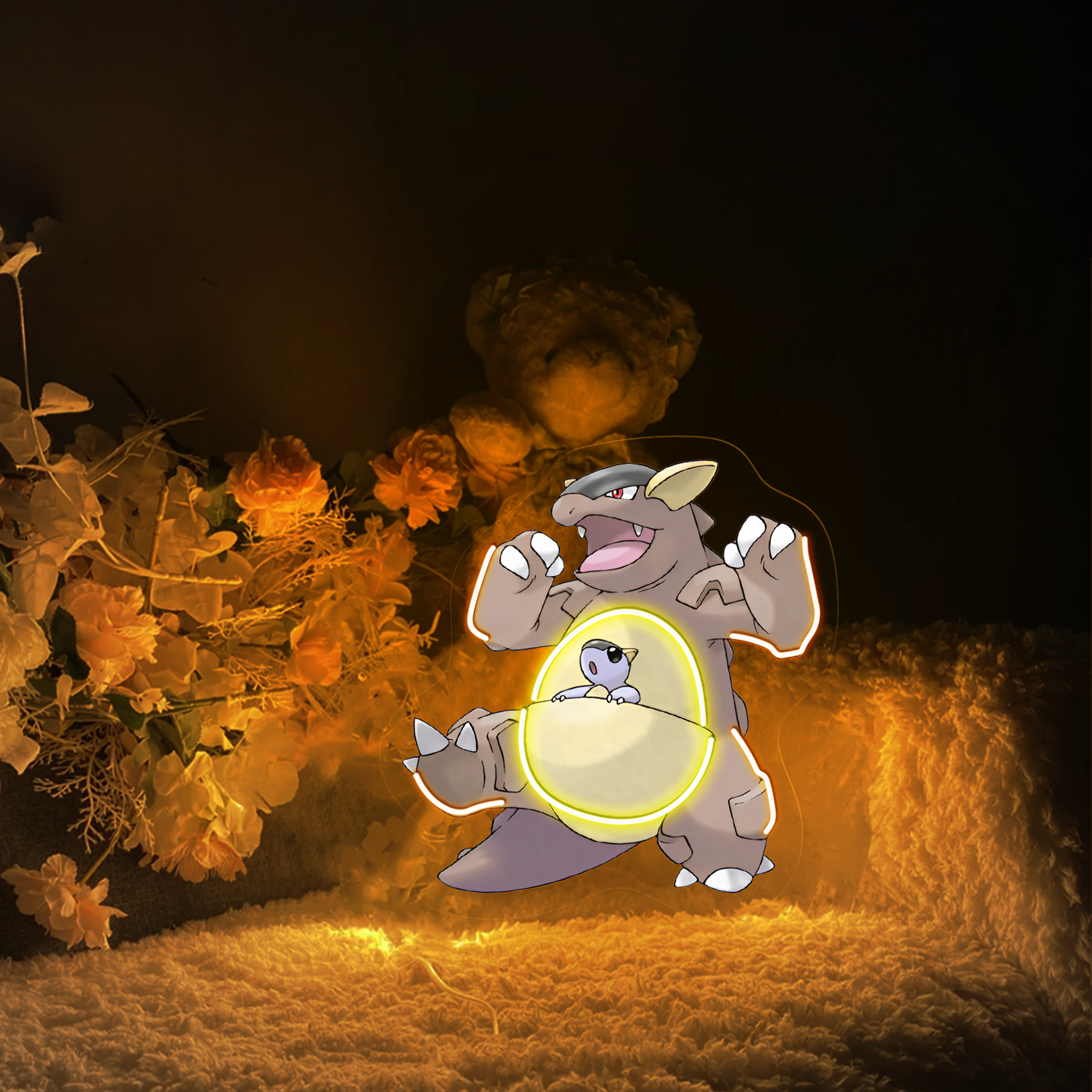 Pokemon Kangaskhan UV Sign