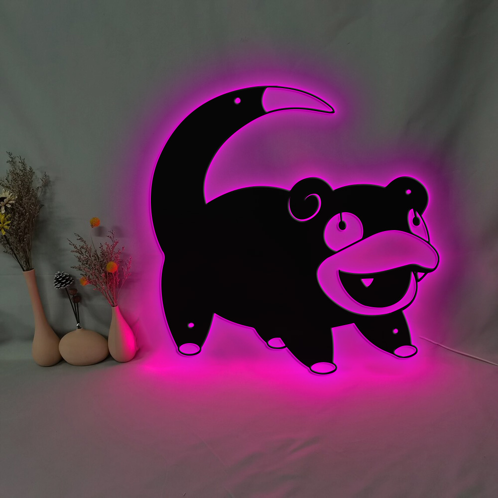 Slowpoke Pokemon Metal Signs