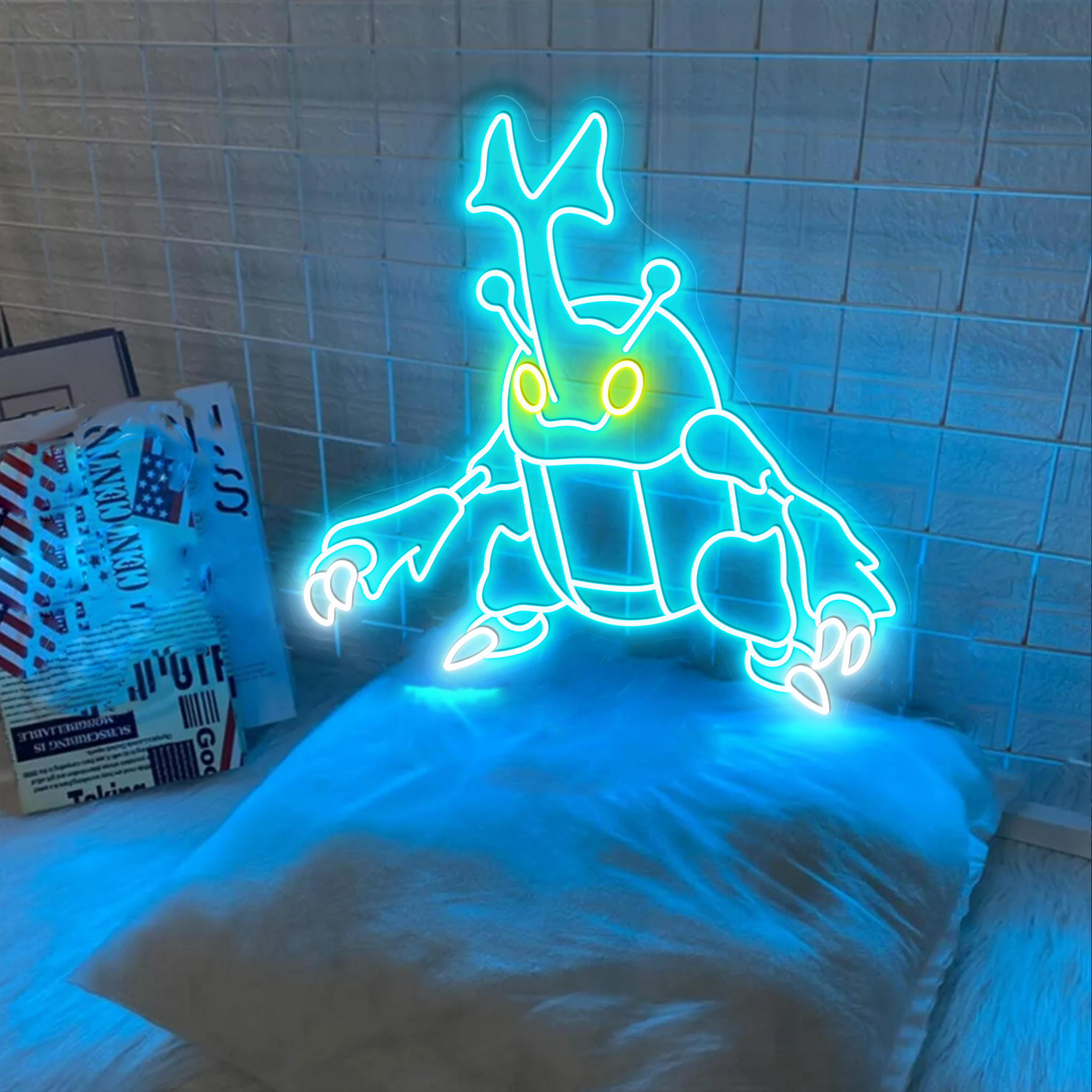 Pokemon Heracross Neon Signs