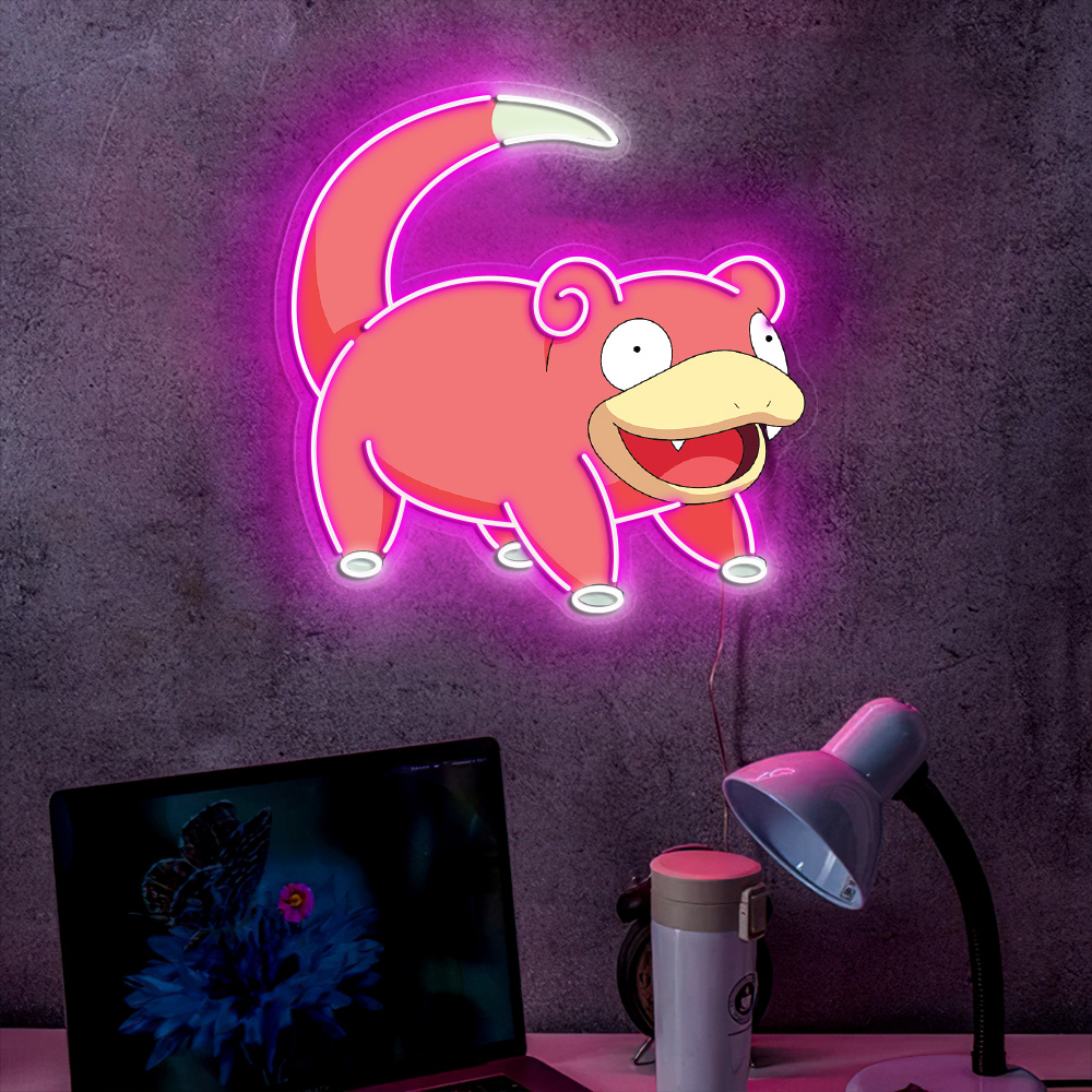 Slowpoke Pokemon UV Signs