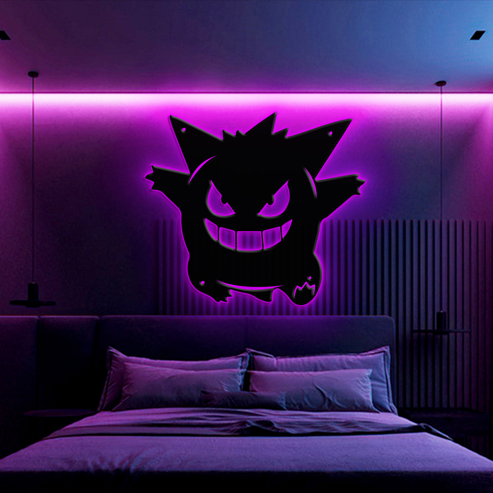 Gengar Pokemon Metal Sign