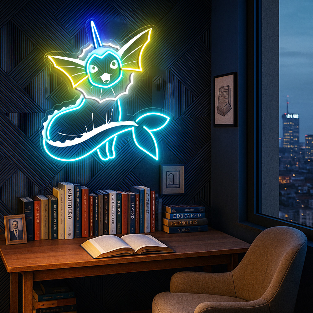 Vaporeon Pokemon Laser Signs