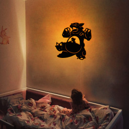 Pokemon Kangaskhan Metal Sign