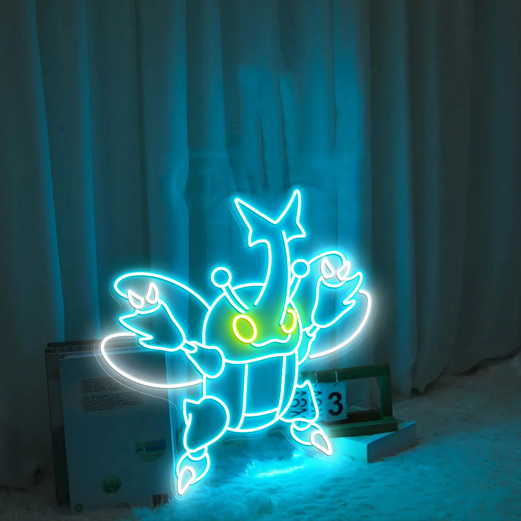 Pokemon Heracross Neon Sign