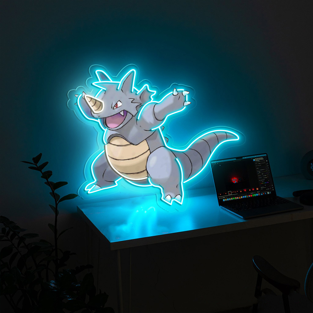 Pokemon Rhydon UV Sign