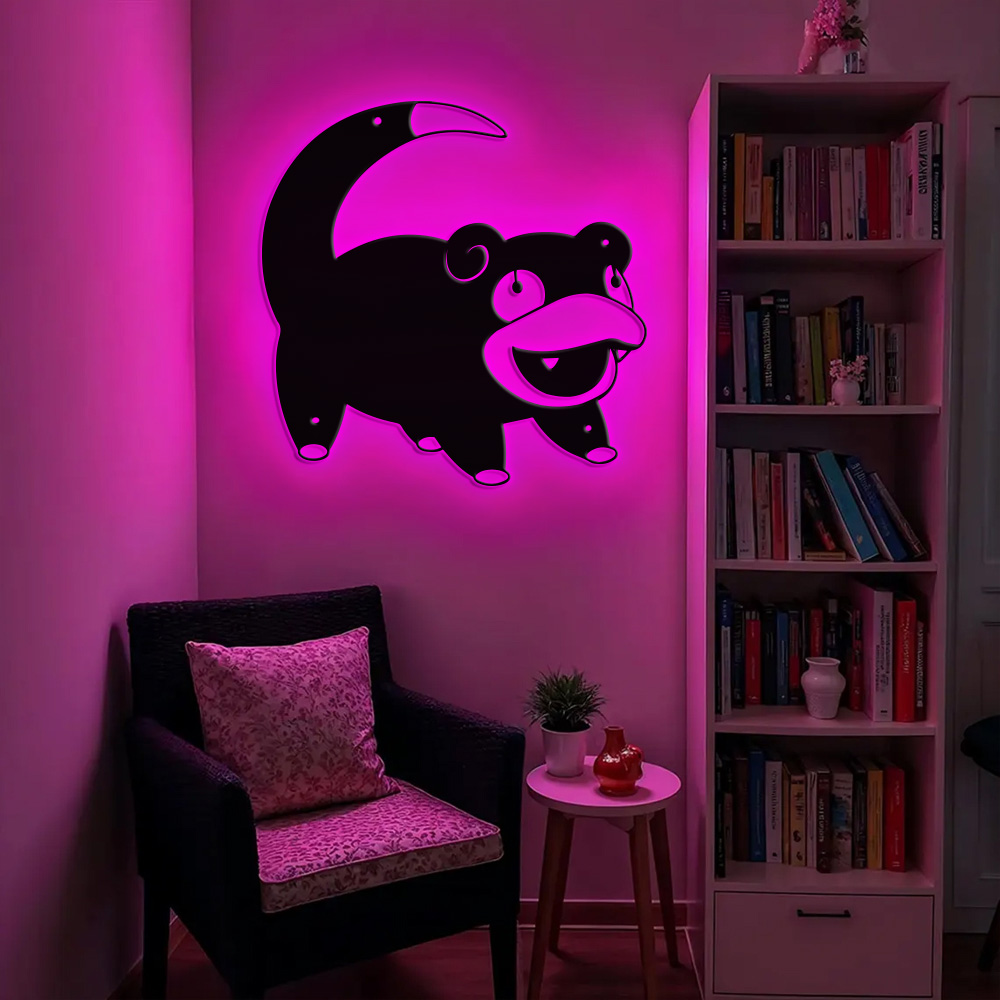 Slowpoke Pokemon Metal Signs