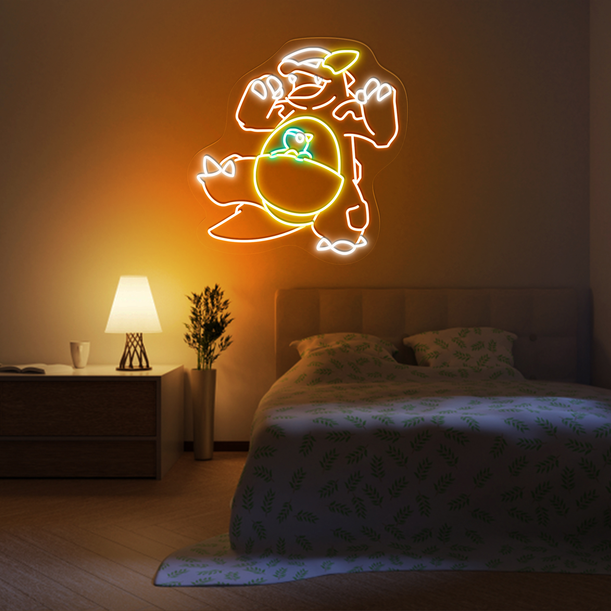 Pokemon Kangaskhan Neon Sign