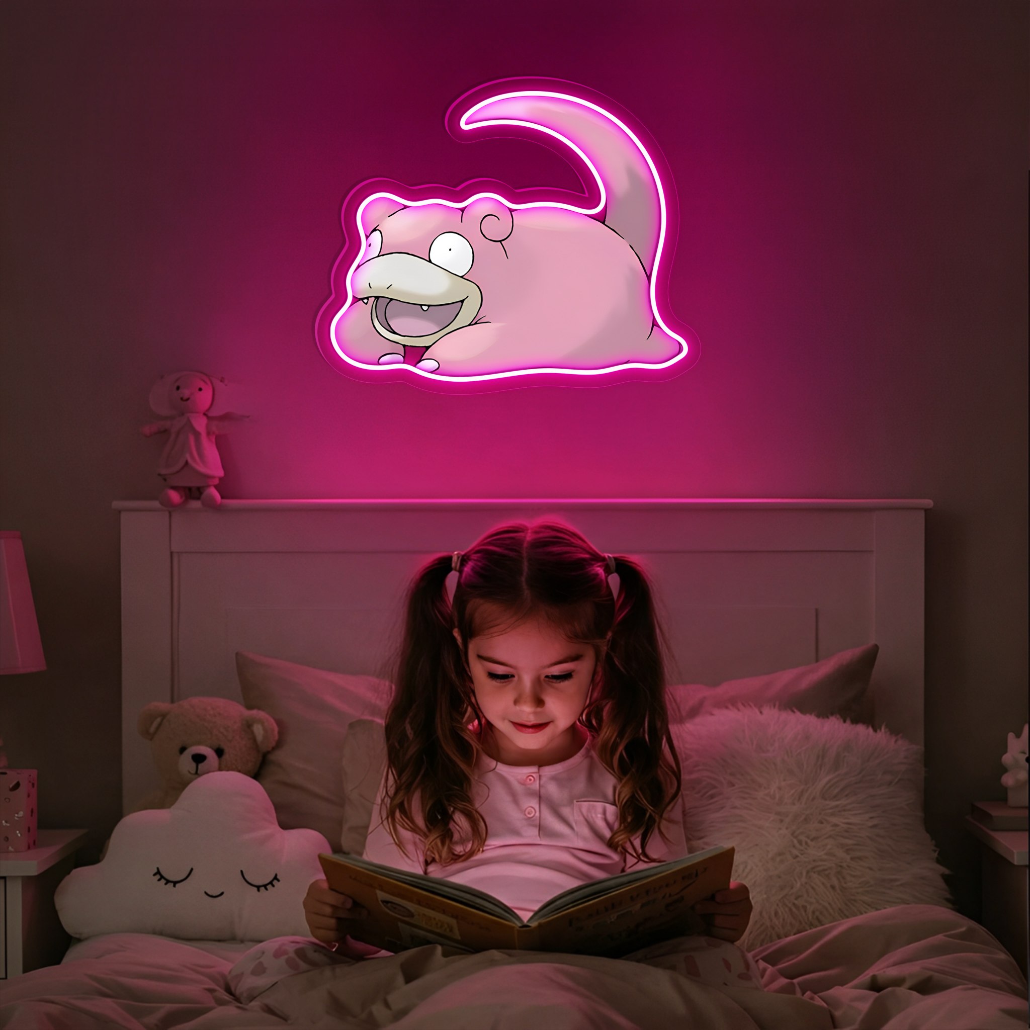 Slowpoke Pokemon UV Sign