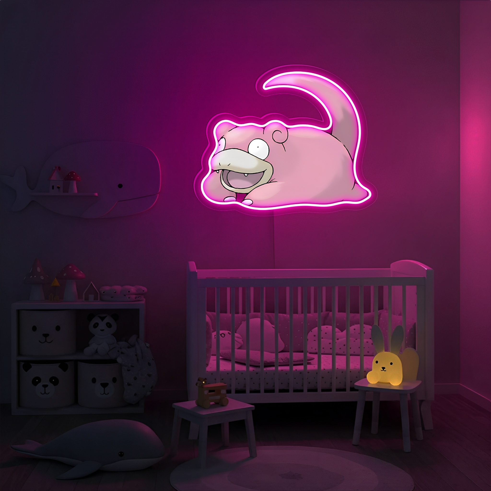 Slowpoke Pokemon UV Sign