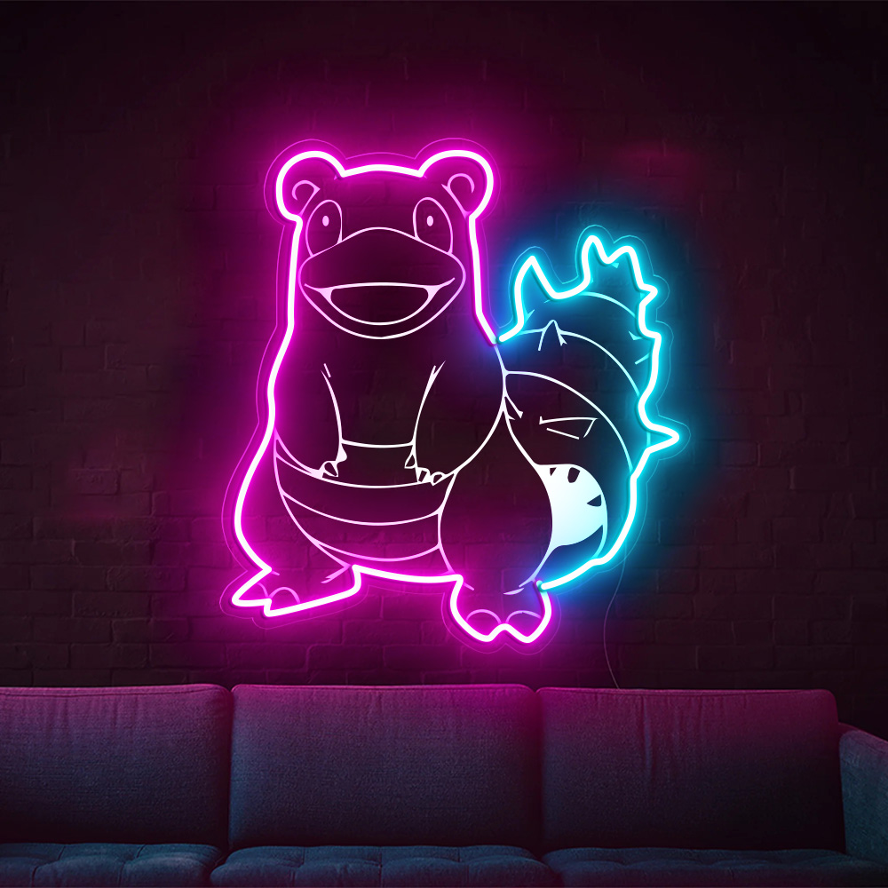 Slowbro Pokemon Laser Signs