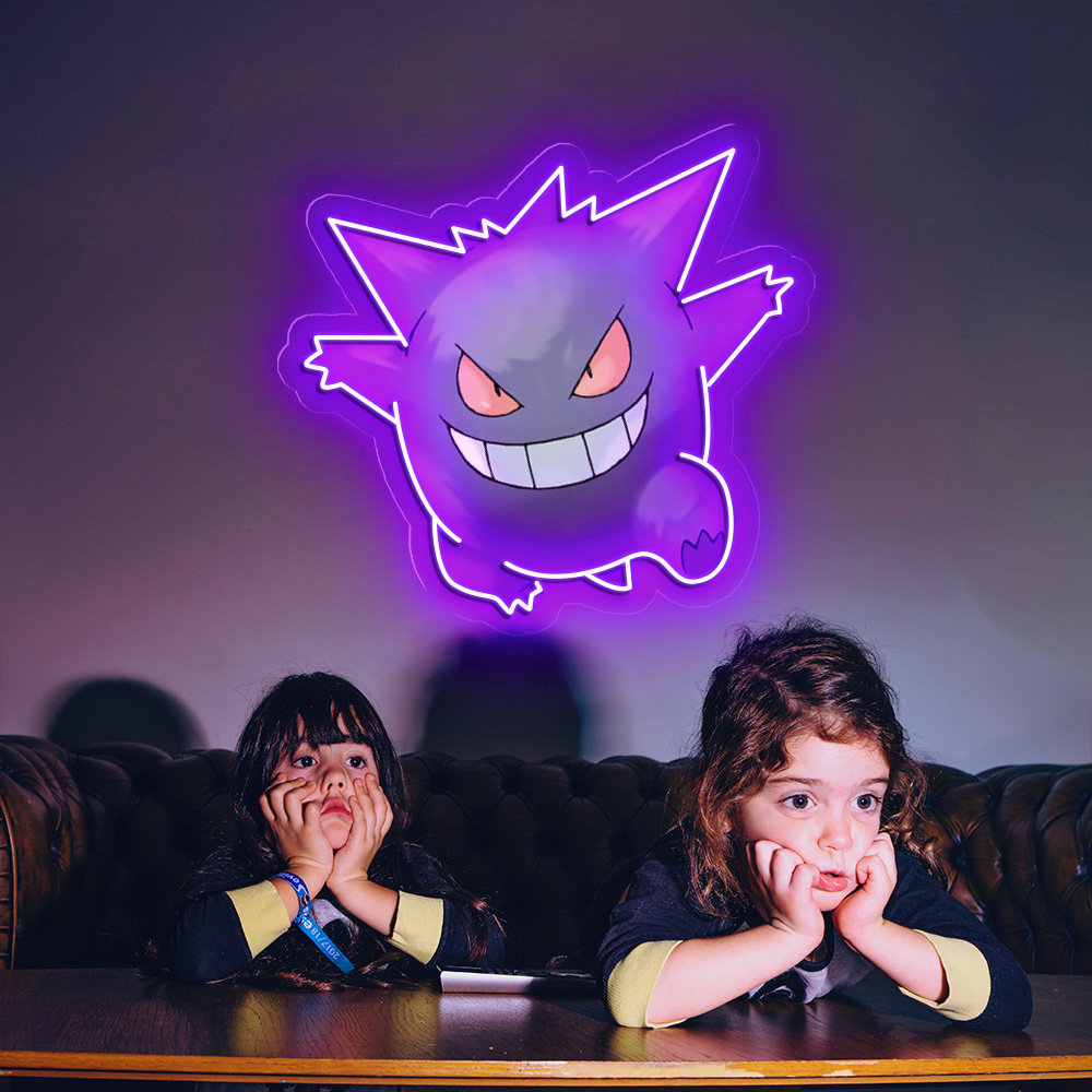 Gengar Pokemon UV Sign