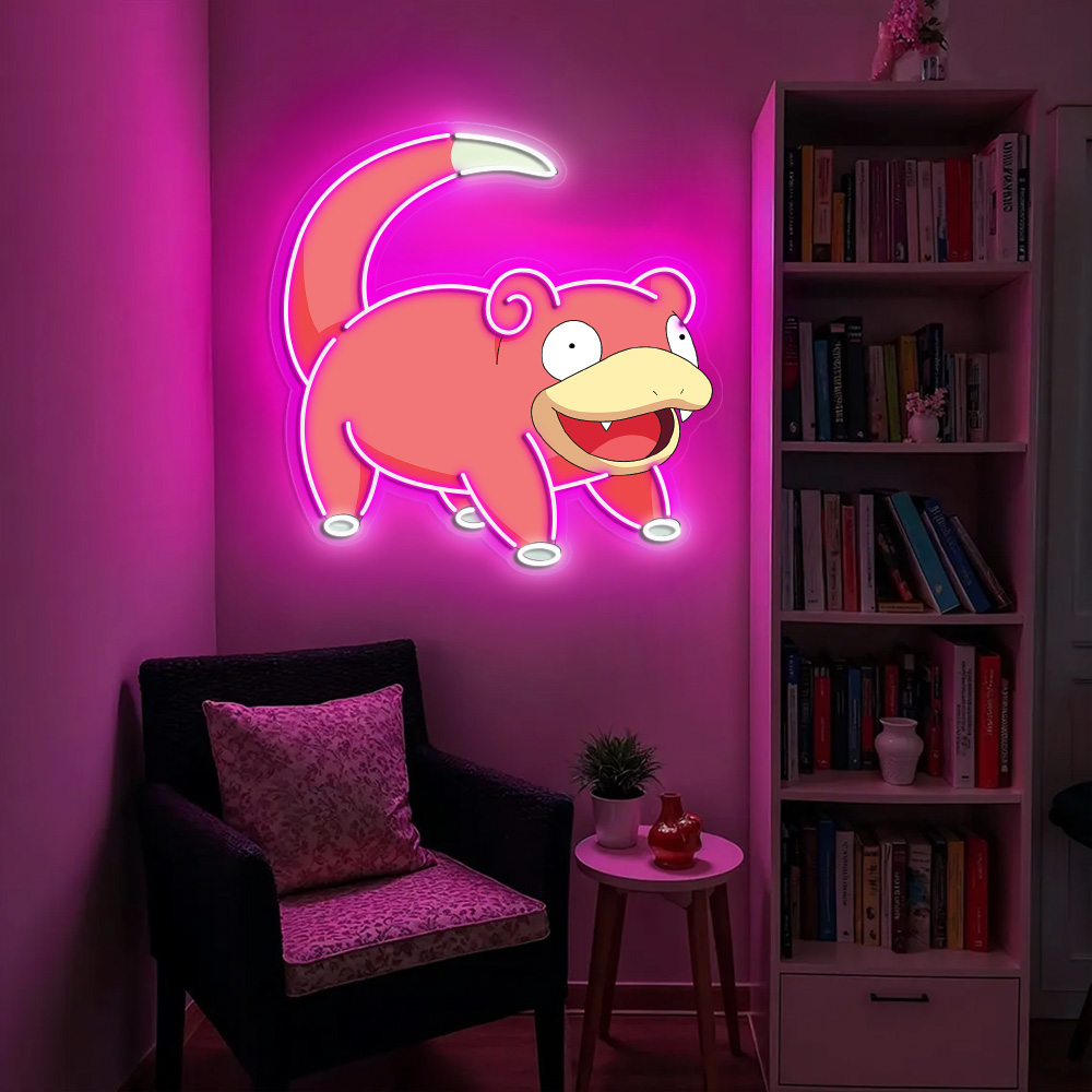 Slowpoke Pokemon UV Signs
