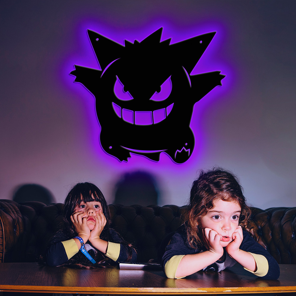 Gengar Pokemon Metal Sign