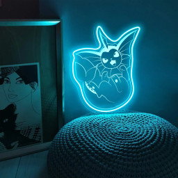 Vaporeon Pokemon Laser Sign