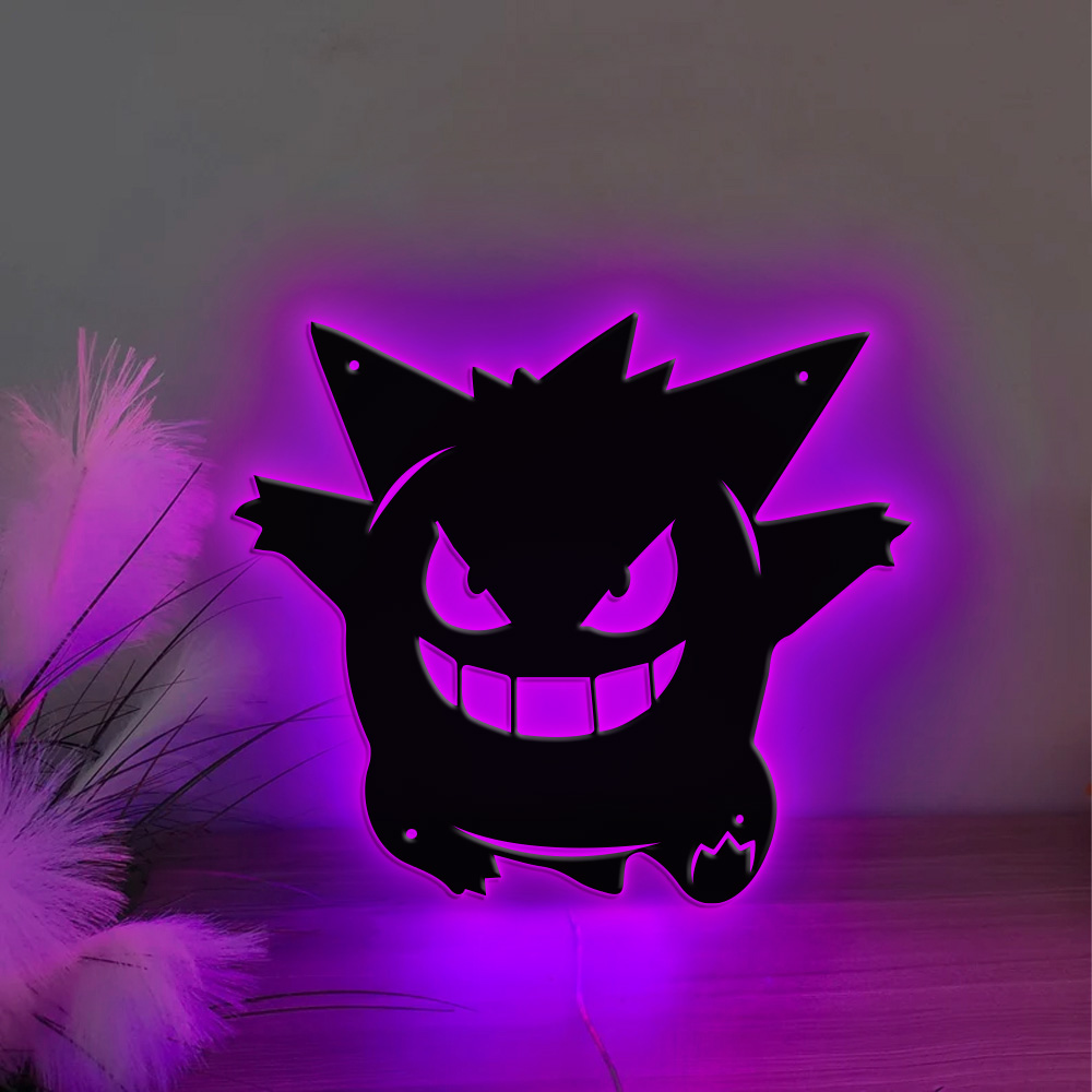 Gengar Pokemon Metal Sign