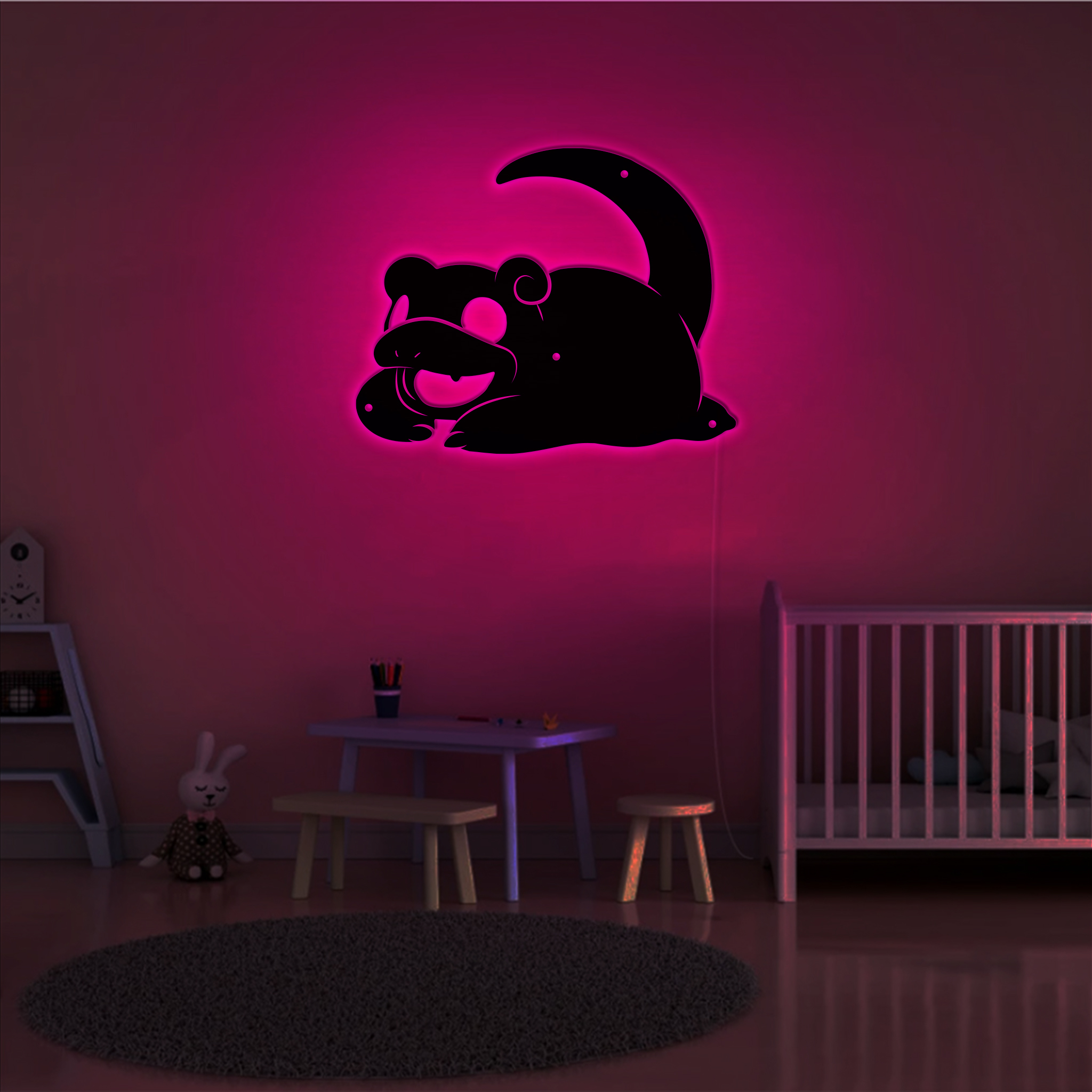Slowpoke Pokemon Metal Sign