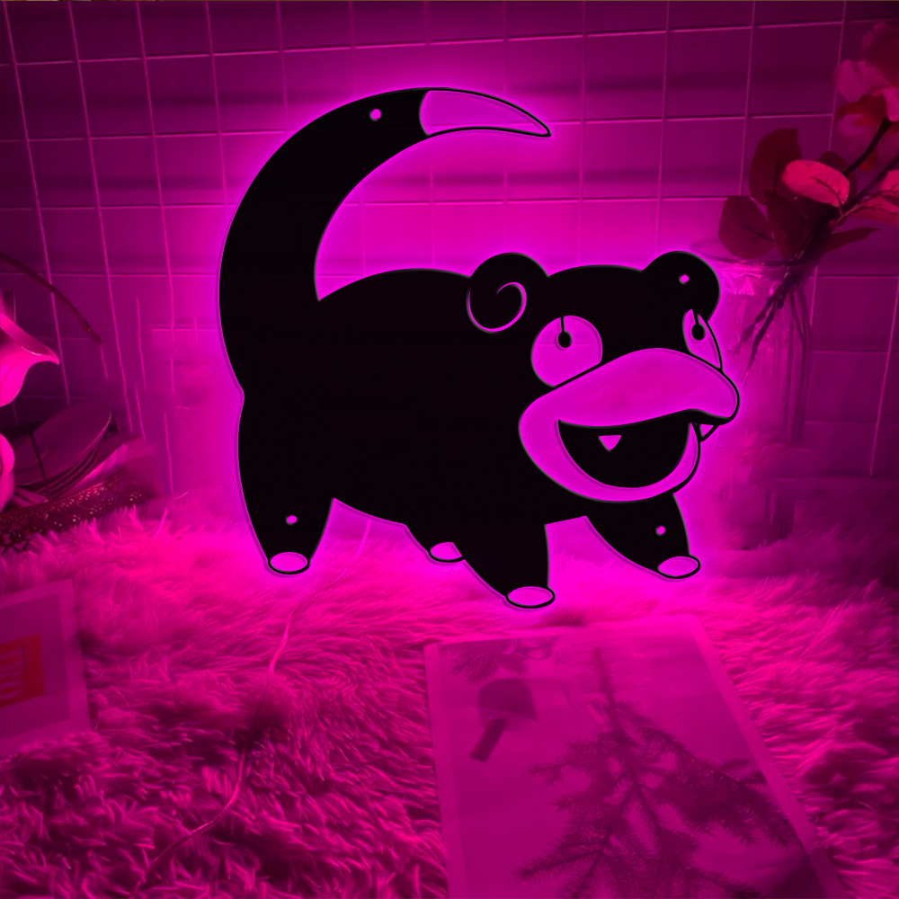 Slowpoke Pokemon Metal Signs