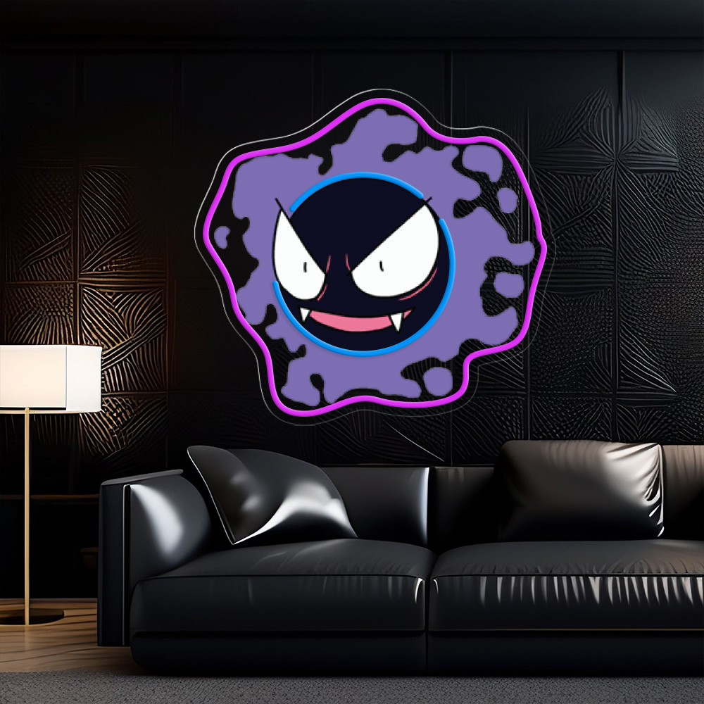Gastly Pokemon UV Signs
