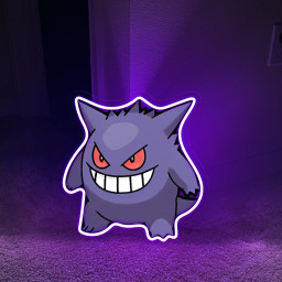 Pokemon Gengar UV Sign