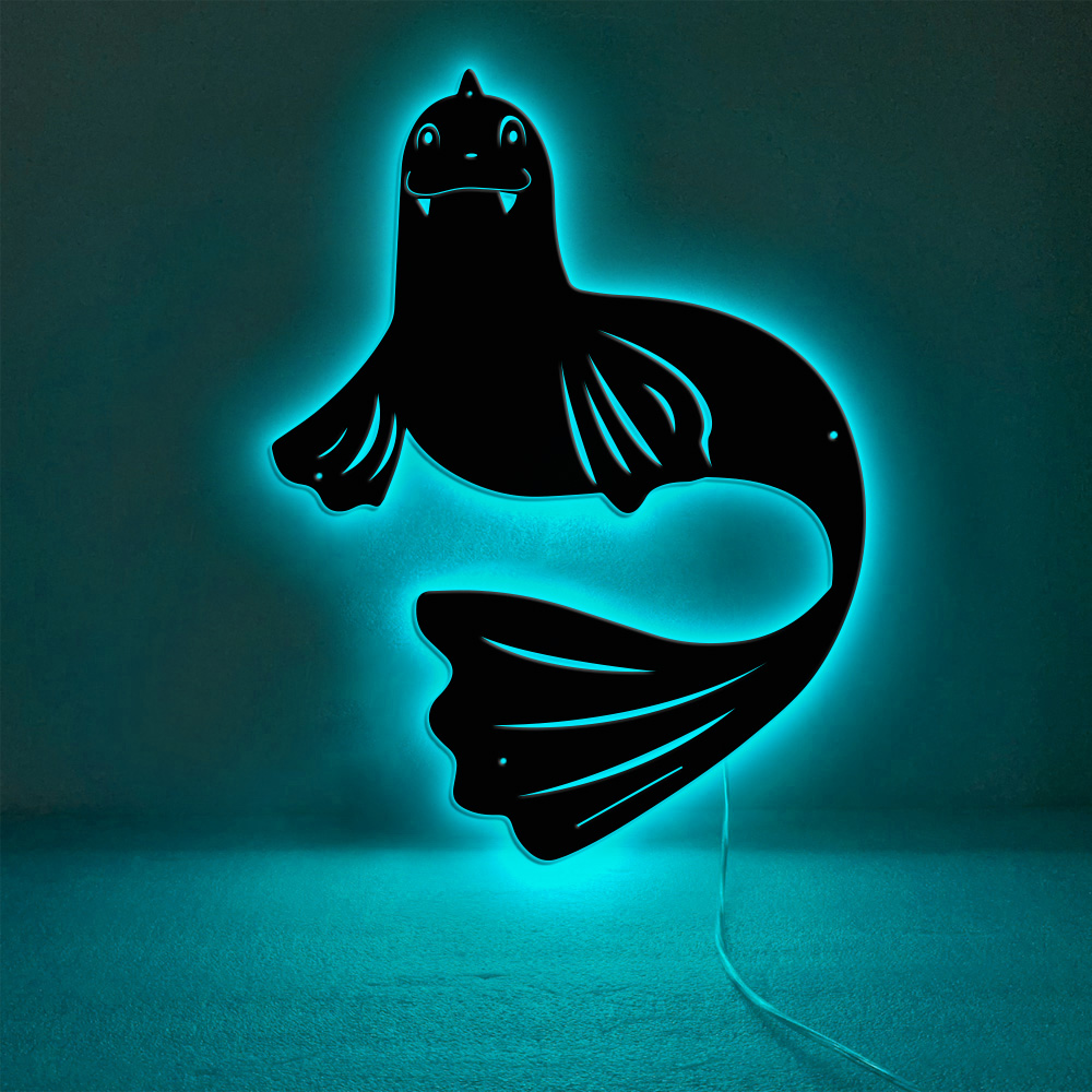 Dewgong Pokemon Metal Sign
