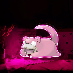 Slowpoke Pokemon UV Sign