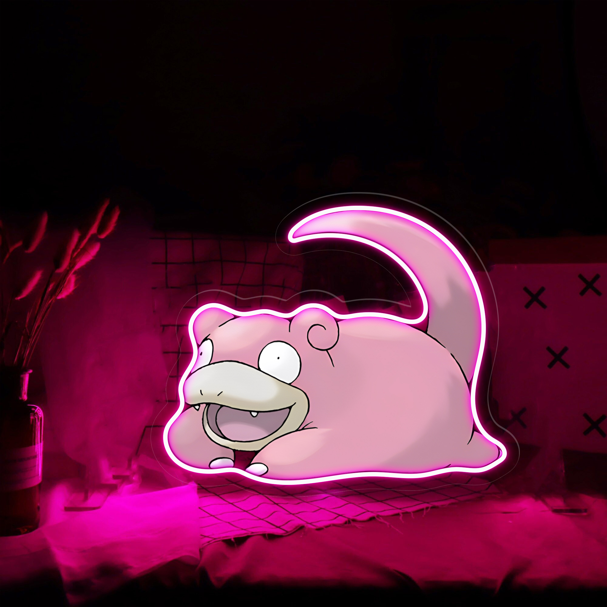 Slowpoke Pokemon UV Sign