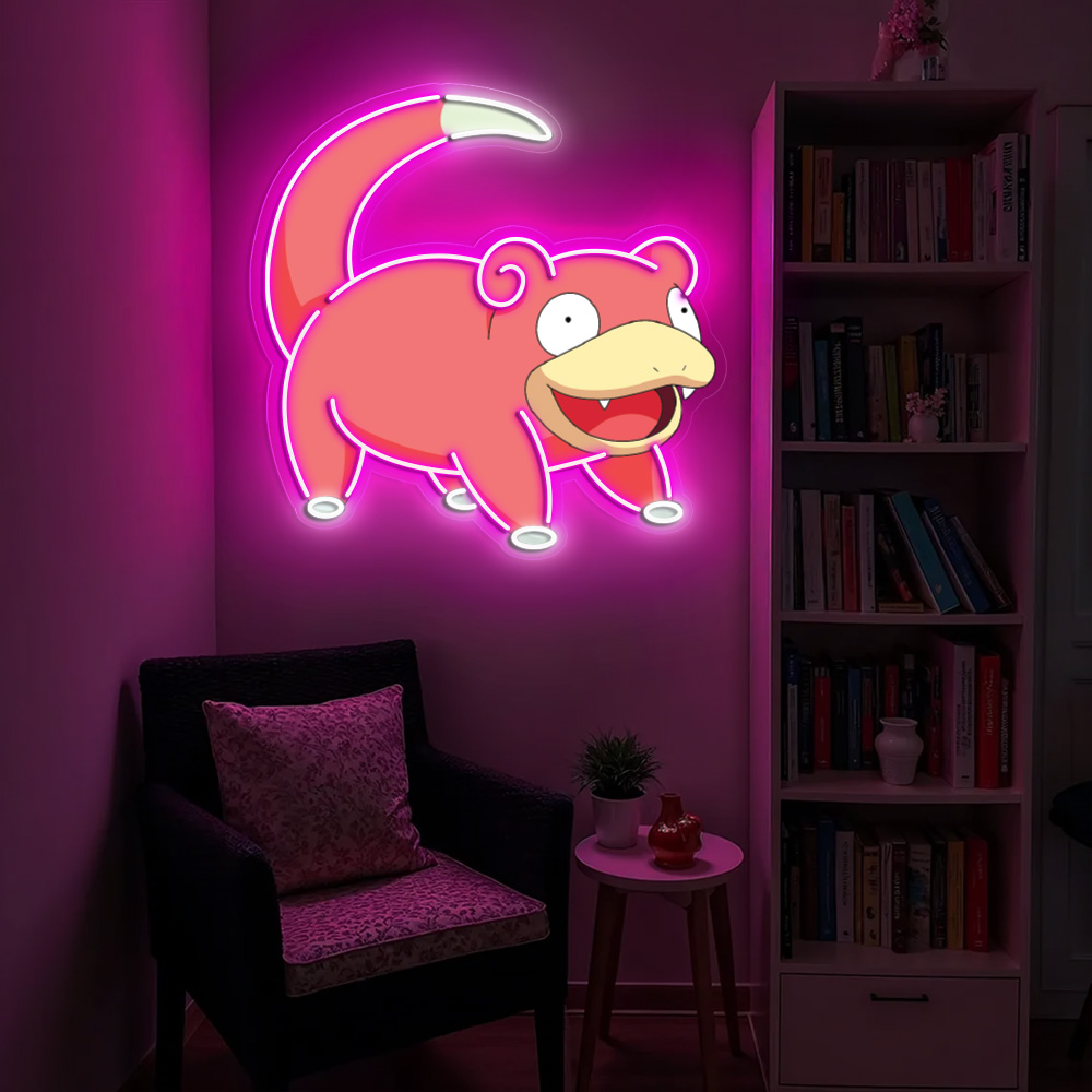 Slowpoke Pokemon UV Signs