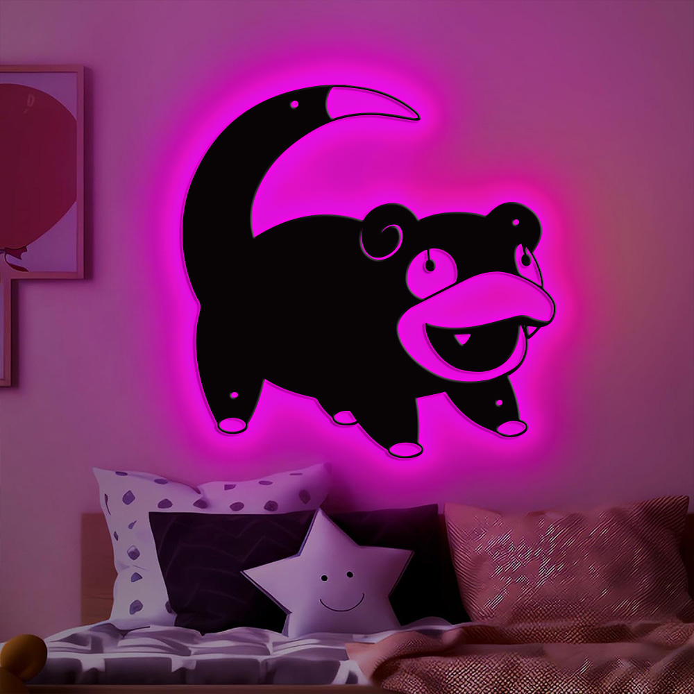 Slowpoke Pokemon Metal Signs
