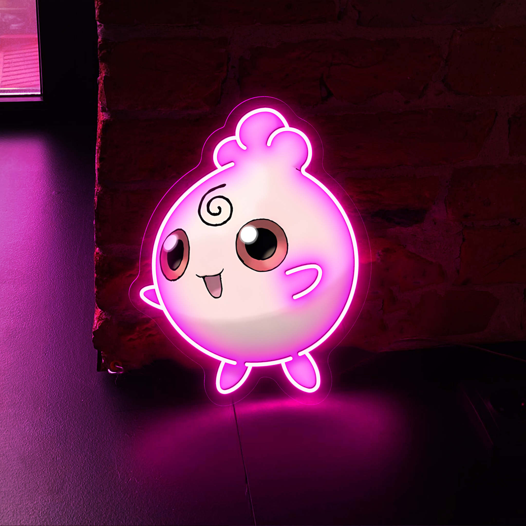 Pokemon Igglybuff UV Sign