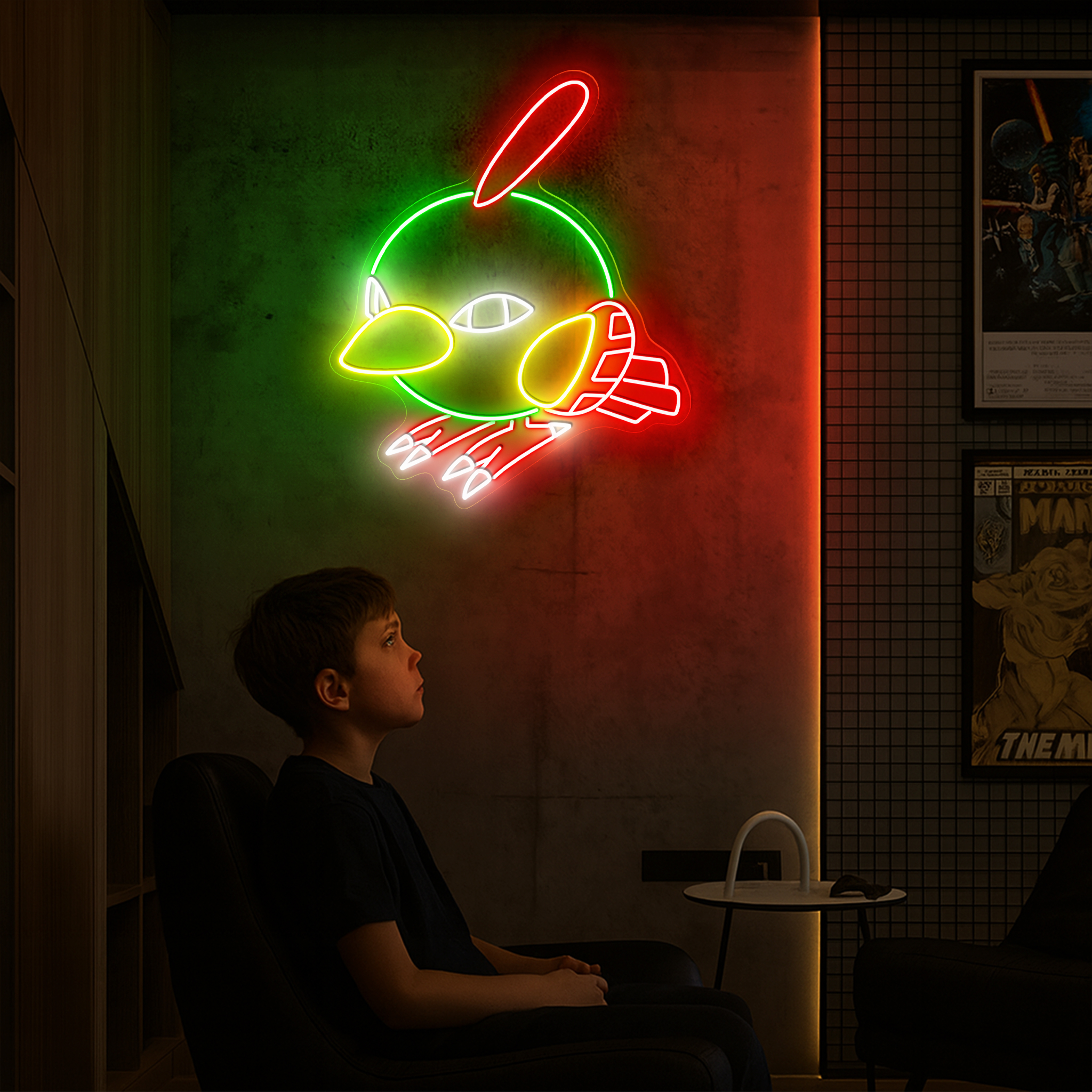 Natu Pokemon Neon Signs