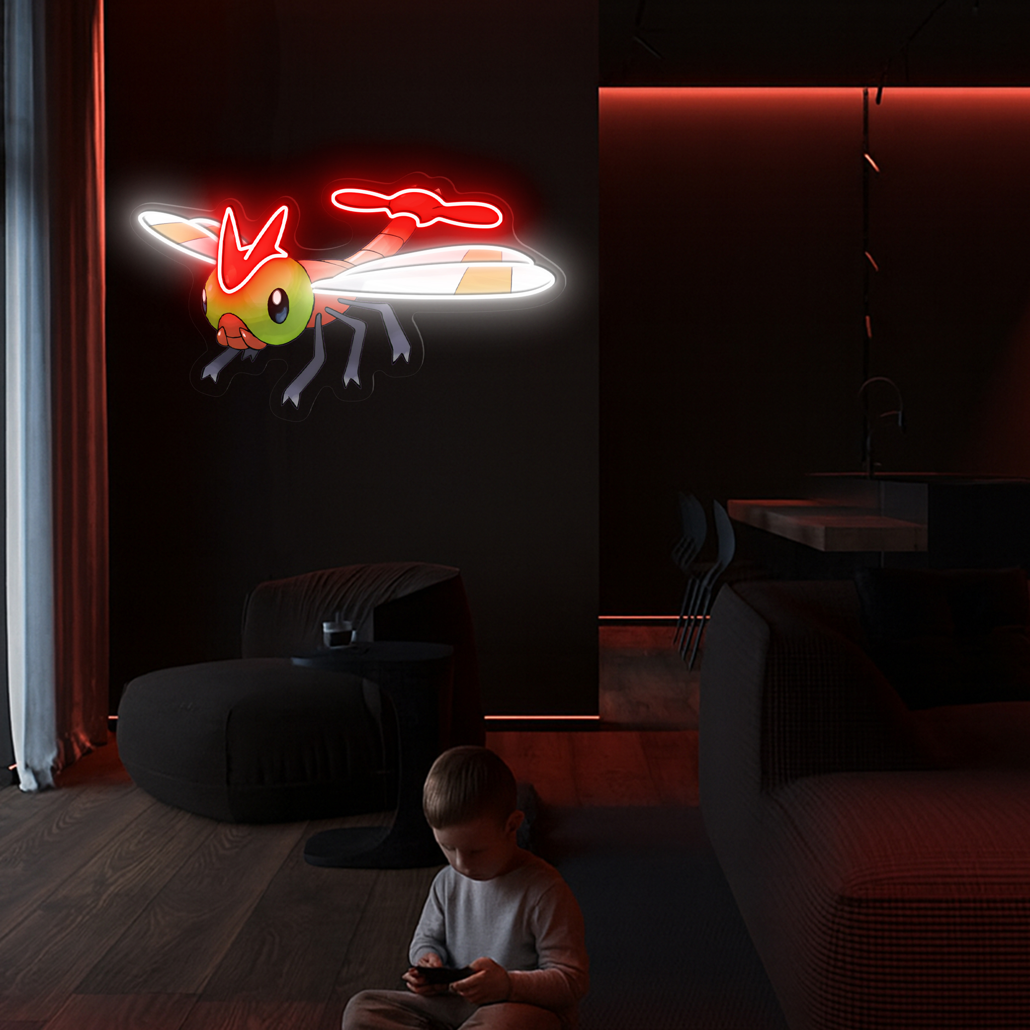 Yanma Pokemon UV Signs