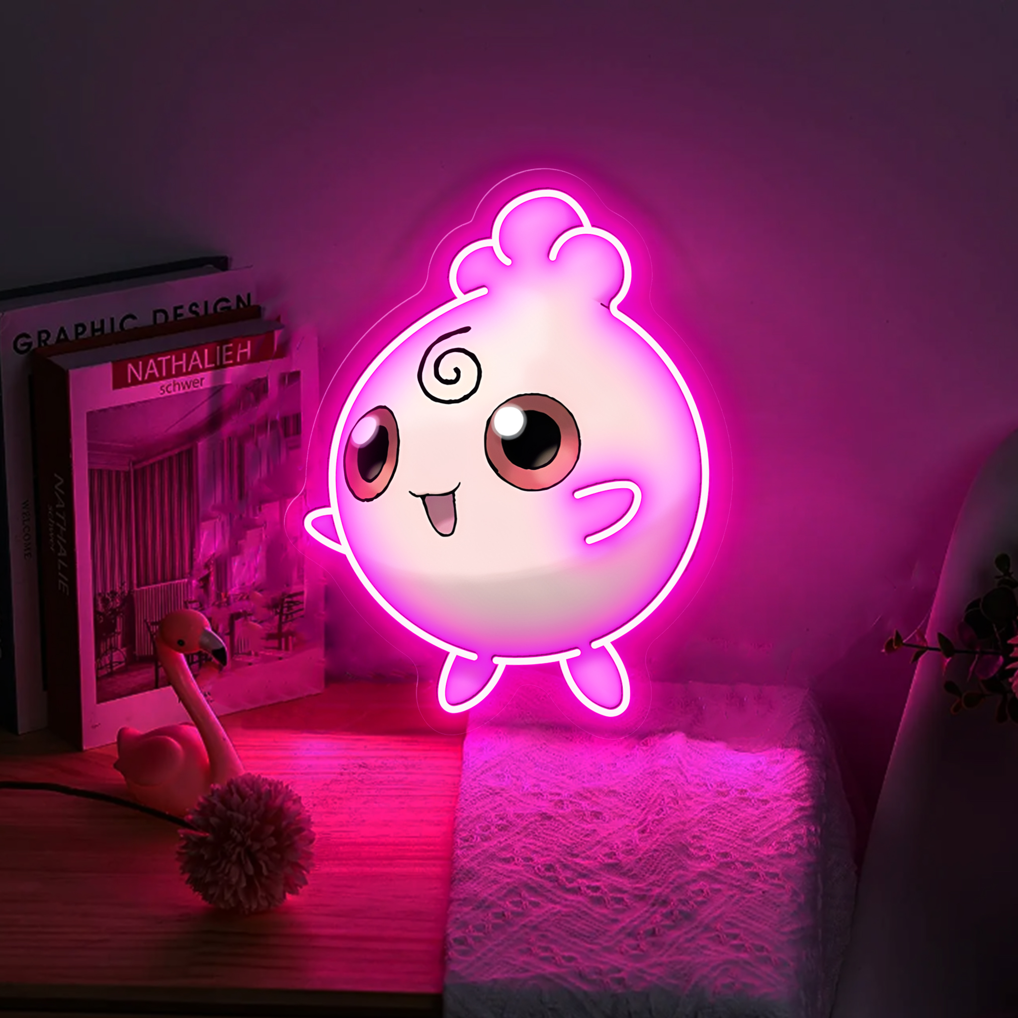 Pokemon Igglybuff UV Sign